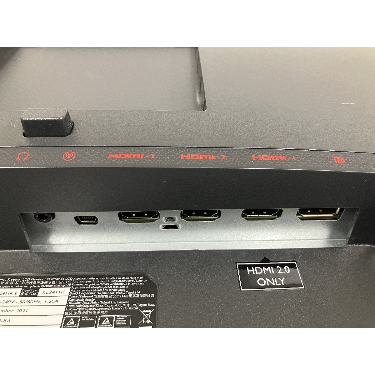 BENQ XL2411K ゲーミングモニター 2021年製 24インチ 液晶 BENQ XL2411K ゲーミングモニター 2021年製 24インチ 液晶