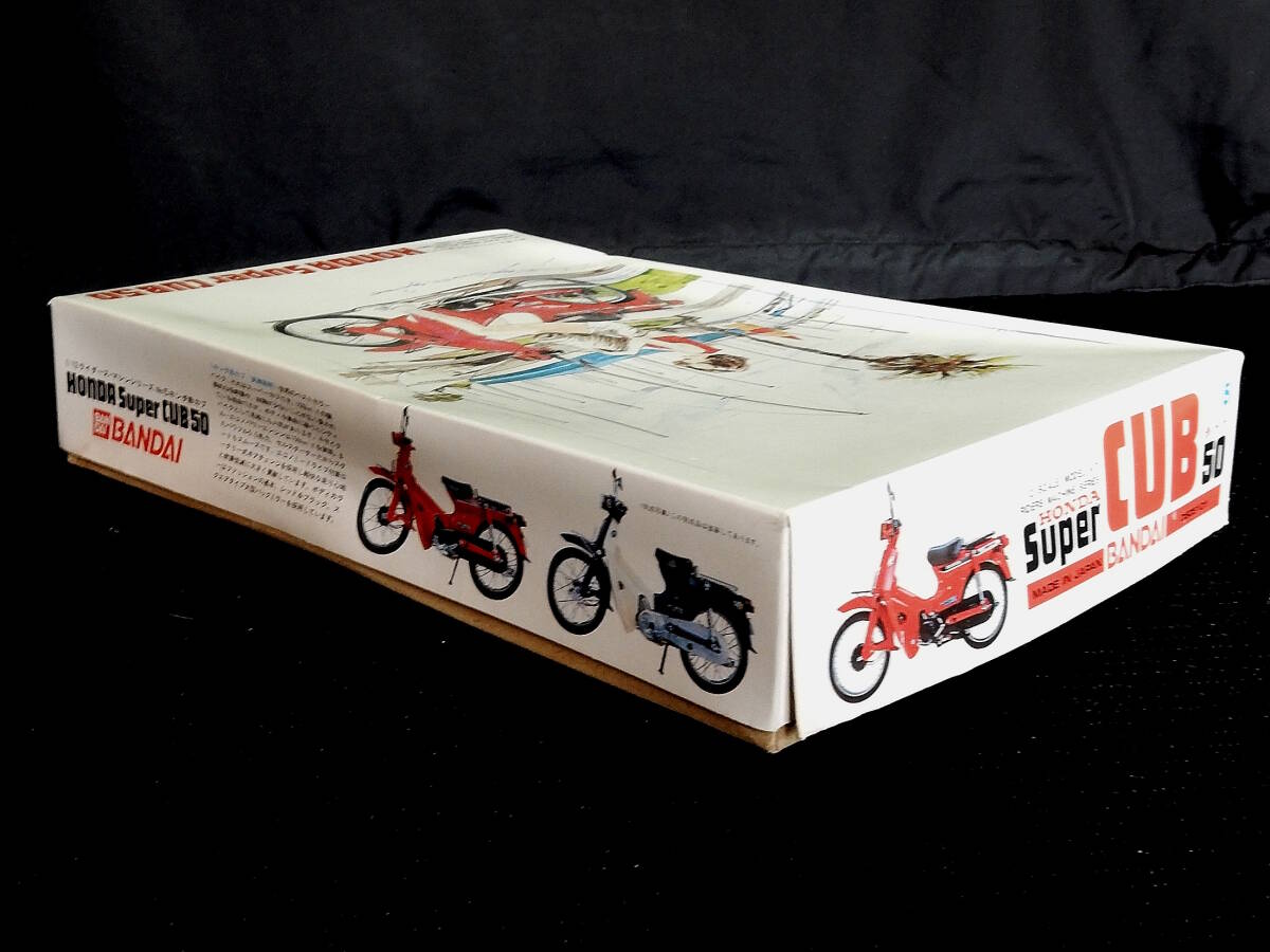 バンダイ 1/12 HONDA SuperCUB 50 ホンダ スーパーカブ 50 赤 バンダイ 1/12 HONDA SuperCUB 50 ホンダ スーパーカブ 50 赤