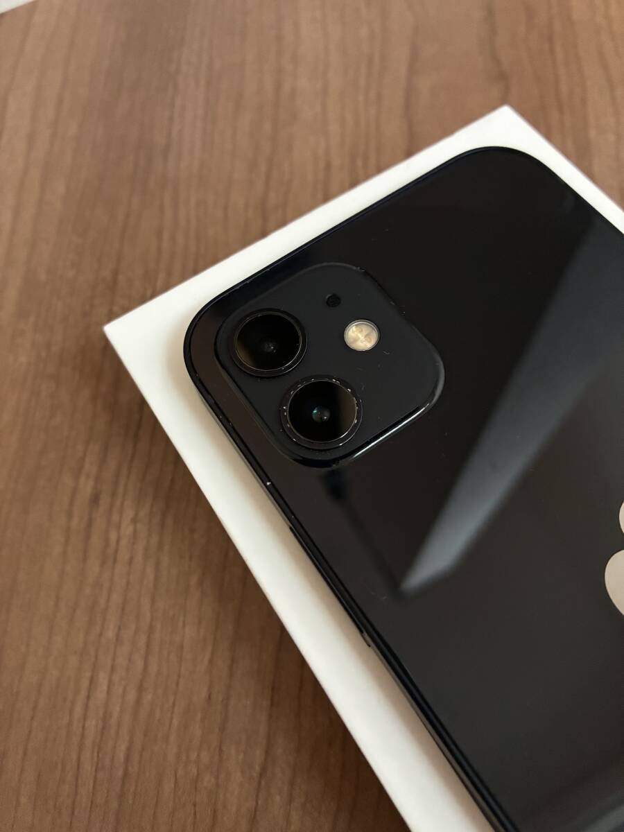 美品 Apple iPhone12 ブラック 64GB SIMフリー 初期化済(iPhone 美品 Apple iPhone12 ブラック 64GB SIMフリー 初期化済(iPhone