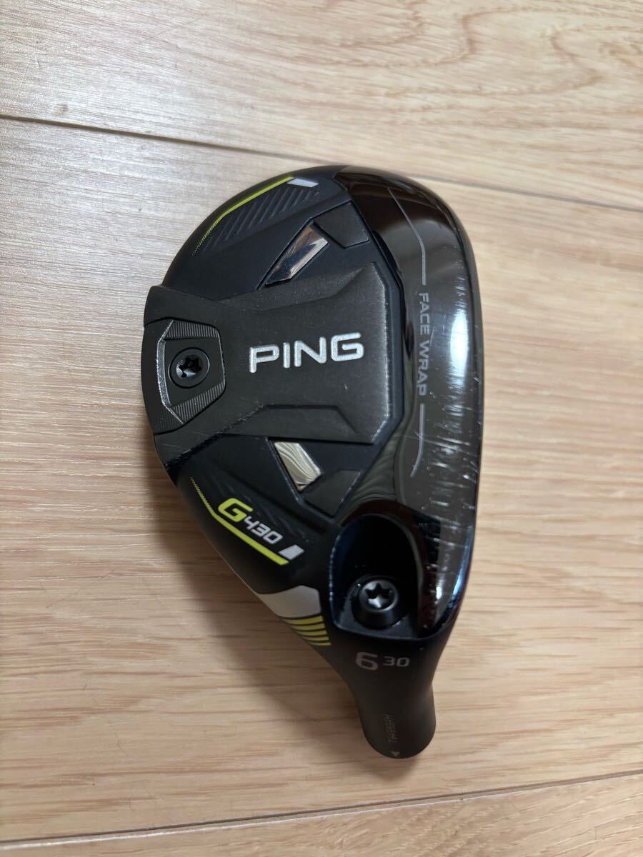 PING ピン G430 ハイブリッド #6 30° ヘッドのみ ヘッドカバー PING ピン G430 ハイブリッド #6 30° ヘッドのみ ヘッドカバー