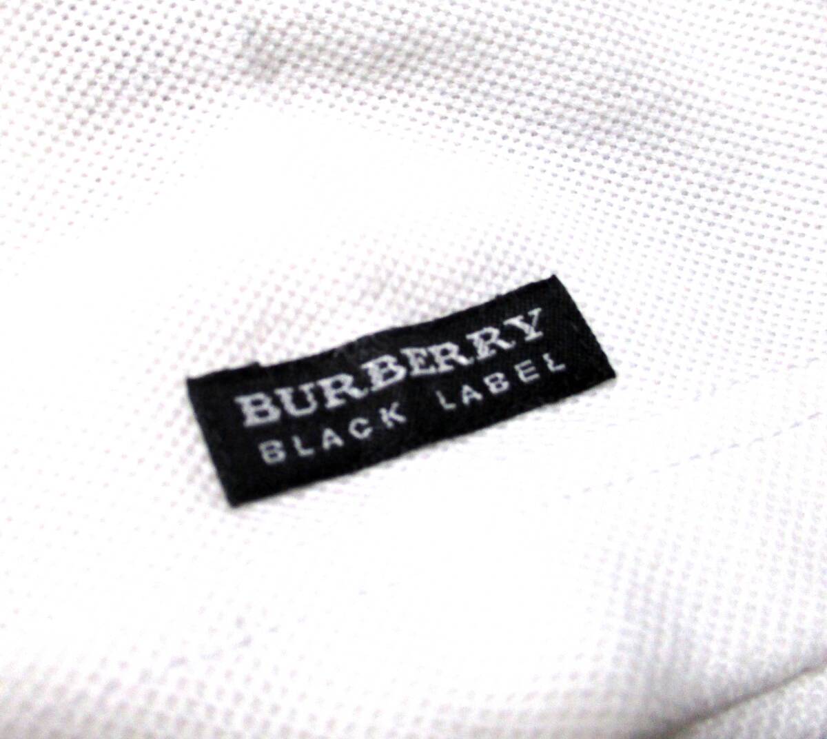 大人気 L(3)！美品！前立てノバチェックデザイン ポロシャツ 日本製 夏◇バーバリーブラックレーベル BURBERRY BLACKLABEL ホース刺繍