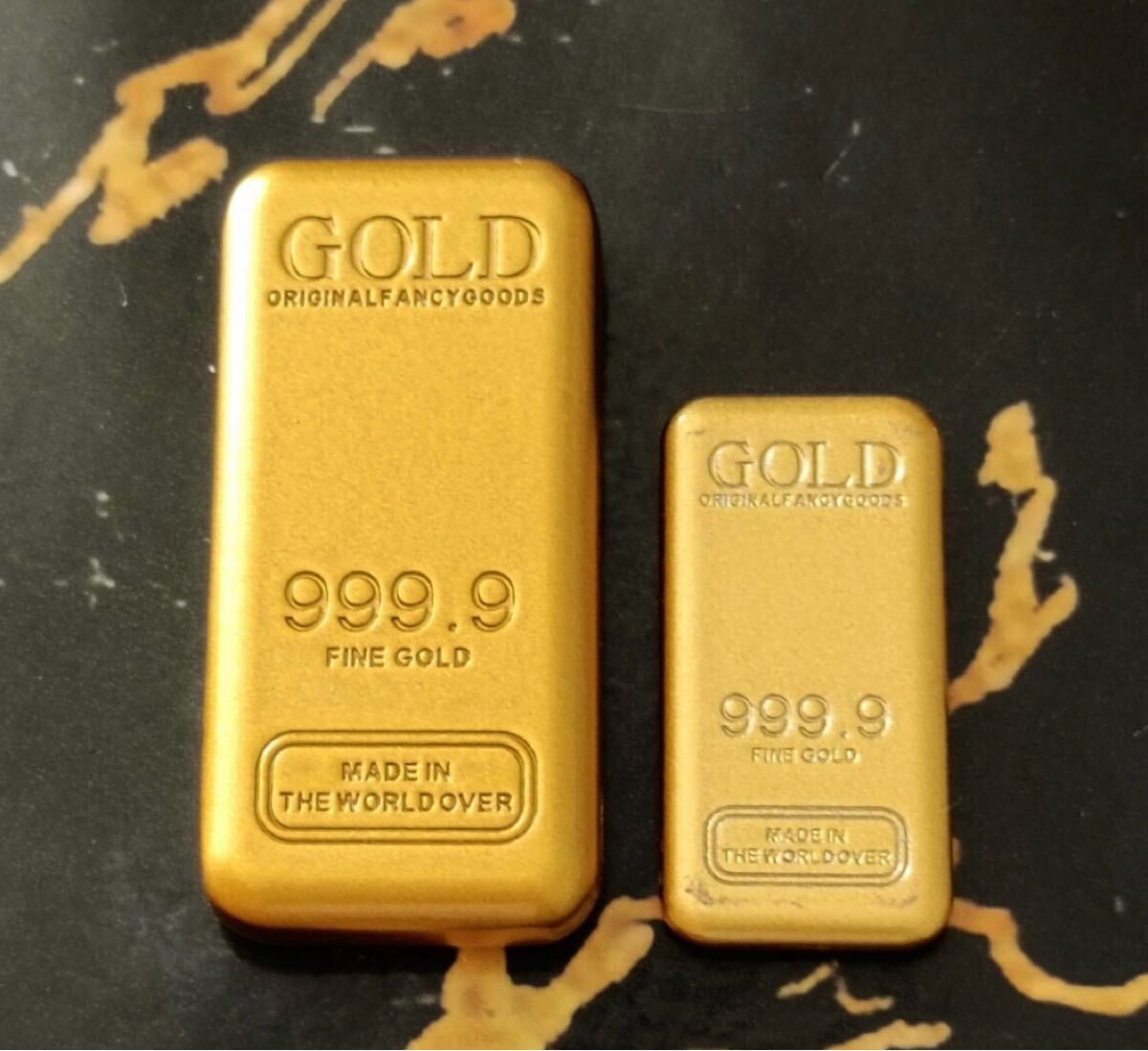 ◯ 中小2本セット インゴット 999.9% ゴールドバー GOLD CREDIT ◯ 中小2本セット インゴット 999.9% ゴールドバー GOLD CREDIT