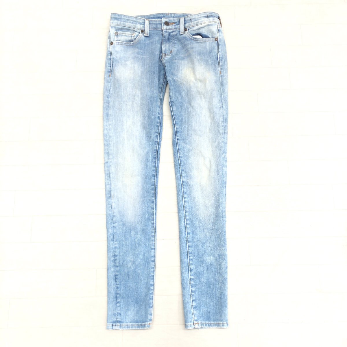 RALPH LAUREN DENIM&SUPPLY ラルフローレン デニム&サプライ USED加工 ストレッチ スキニー デニム パンツ 25 w70 ジーンズ デニサプ