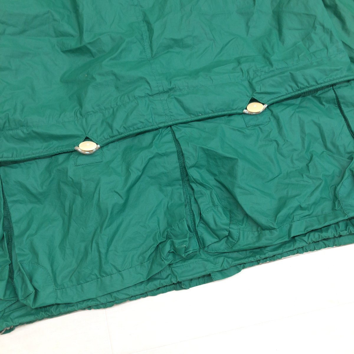●R.NEWBOLD アールニューボールド ポールスミス コーティングコットン ジャケット XL 緑 パーカー ブルゾン コート 特大 大きい 2L LL