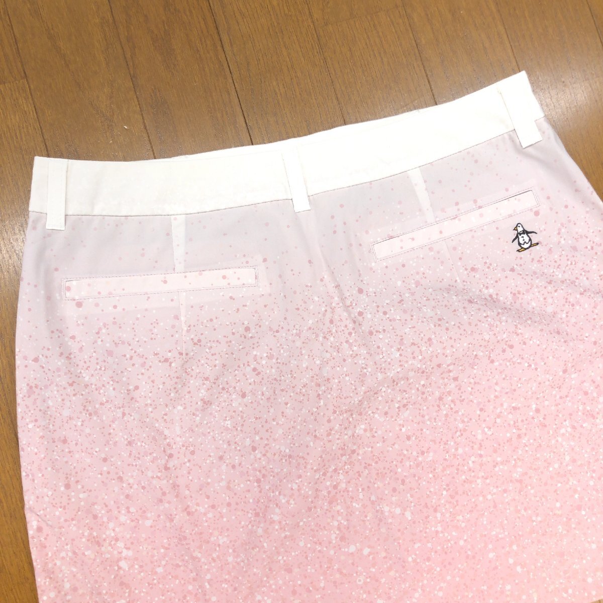 美品 22SS MUNSINGWEAR マンシングウェア 総定価29,920円 ゴルフウェア 上下セットアップ LL/15(2XL) シャツ スカート ゆったり 大きい