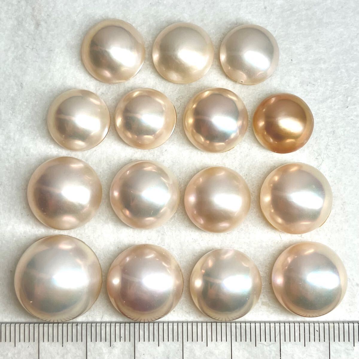 1円〜!!〔マベパールおまとめ153ct〕a 約30.6g ルース 裸石 宝石 1円〜!!〔マベパールおまとめ153ct〕a 約30.6g ルース 裸石 宝石