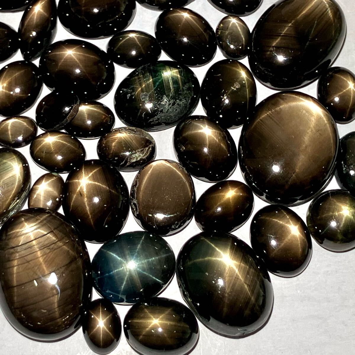 1円〜!!〔天然ブラックスターサファイアおまとめ138.5ct〕a 約 1円〜!!〔天然ブラックスターサファイアおまとめ138.5ct〕a 約