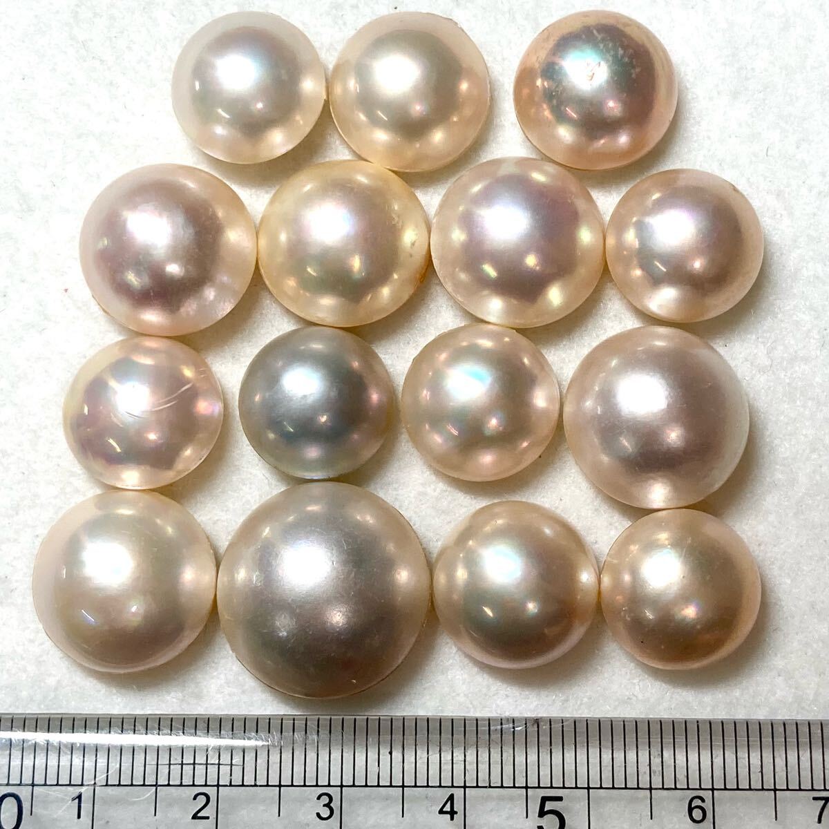 1円〜!!＊マベパールおまとめ151.5ct＊a 約30.3g ルース 裸石