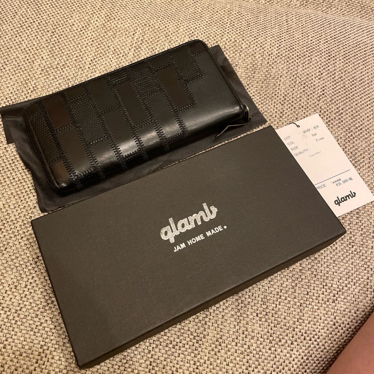 美品 glamb グラム Gaudy zip wallet by JAM HOME MADE ガウディ 美品 glamb グラム Gaudy zip wallet by JAM HOME MADE ガウディ