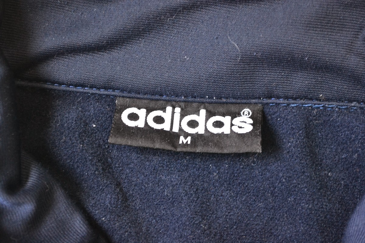 90'S adidas アディダス トラックジャケット M ネイビー紺 90'S adidas アディダス トラックジャケット M ネイビー紺