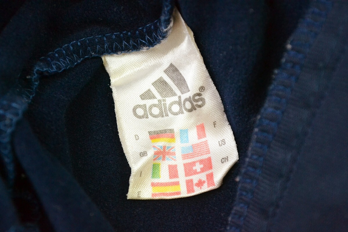 90'S adidas アディダス トラックジャケット M ネイビー紺 90'S adidas アディダス トラックジャケット M ネイビー紺