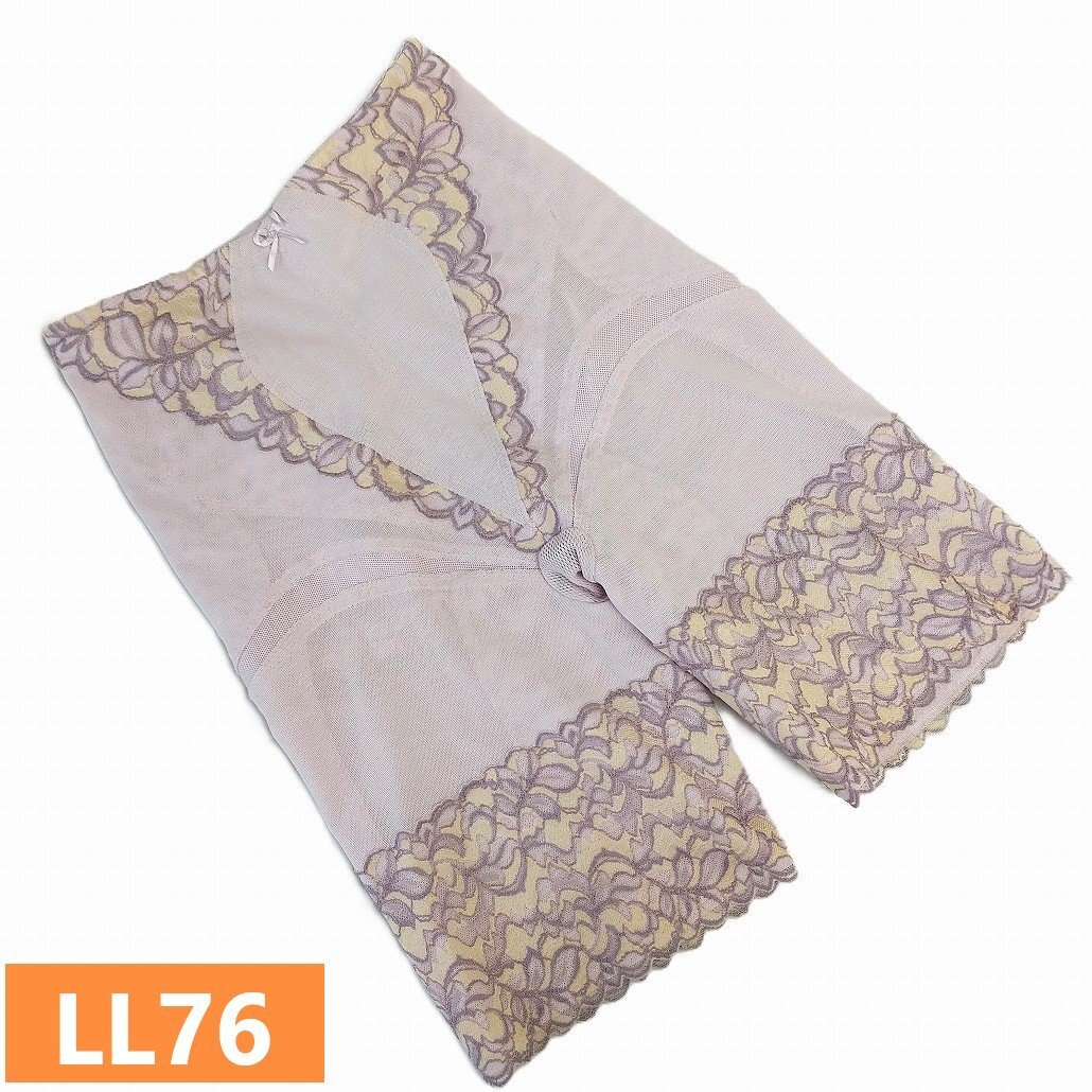 美品 ダイアナ ロングガードル 　LL76　ラベンダー系　フラワージェンヌコレクション　ガードル 補正 補整 USED　パープル　d1225