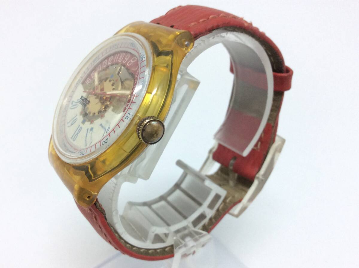 RR81◇【AT/稼働】SWATCH スウォッチ 21石 スケルトン 自動巻き RR81◇【AT/稼働】SWATCH スウォッチ 21石 スケルトン 自動巻き