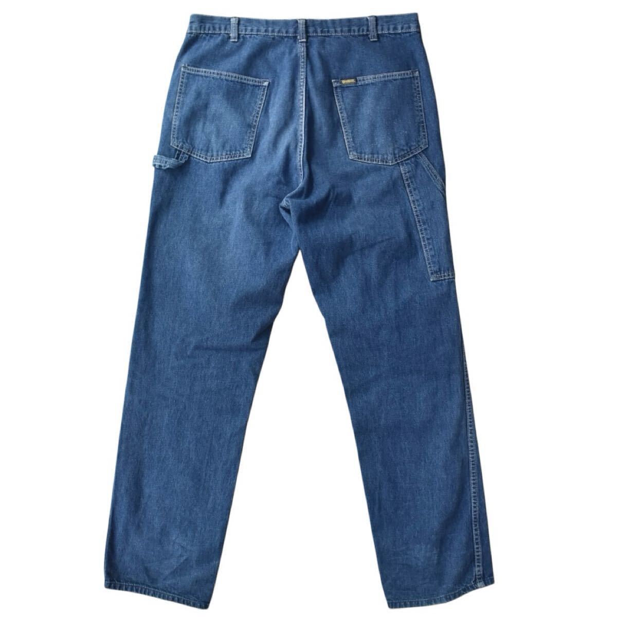 ドスペ】濃紺 70s OSHKOSH w83cm L デニム ペインターパンツ ドスペ】濃紺 70s OSHKOSH w83cm L デニム ペインターパンツ