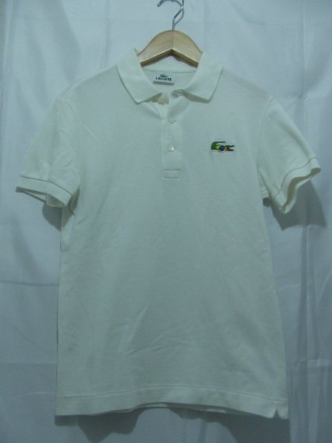 LACOSTE ラコステ ブラジル国旗ワニ刺繍 PH134E 半袖 ポロシャツ LACOSTE ラコステ ブラジル国旗ワニ刺繍 PH134E 半袖 ポロシャツ