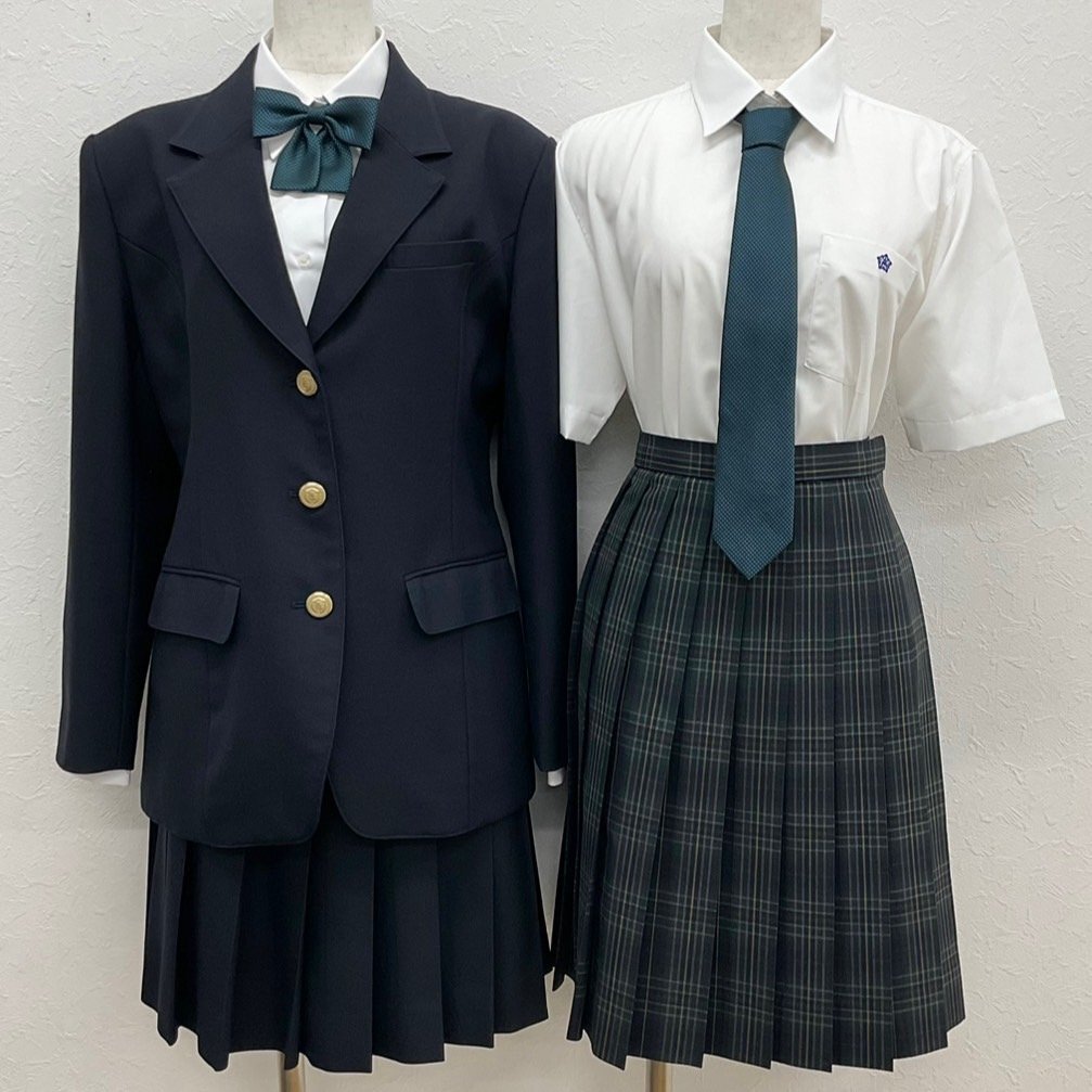 U1678/S1619(中古)千葉県 国分高校 女子制服7点 /ブレザー:L U1678/S1619(中古)千葉県 国分高校 女子制服7点 /ブレザー:L