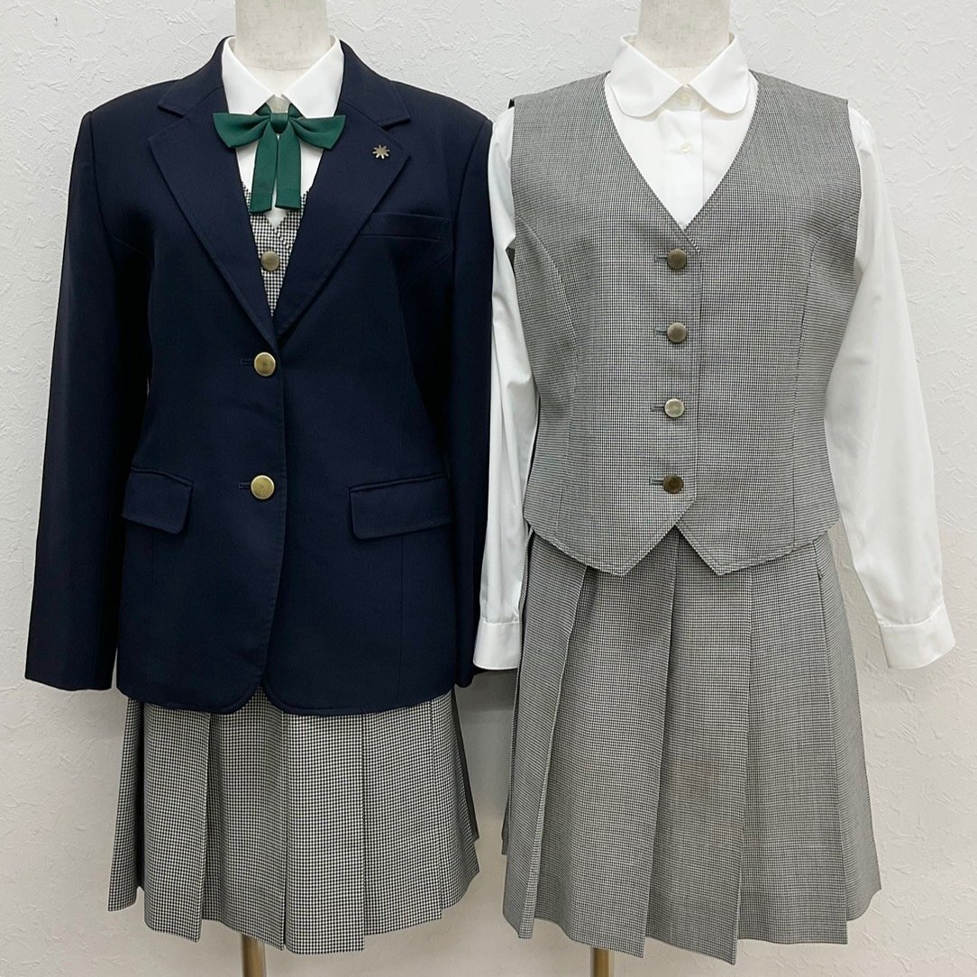 U1660/S1611(中古)岡山県 岡山城東高校 女子制服8点 /校章付 U1660/S1611(中古)岡山県 岡山城東高校 女子制服8点 /校章付