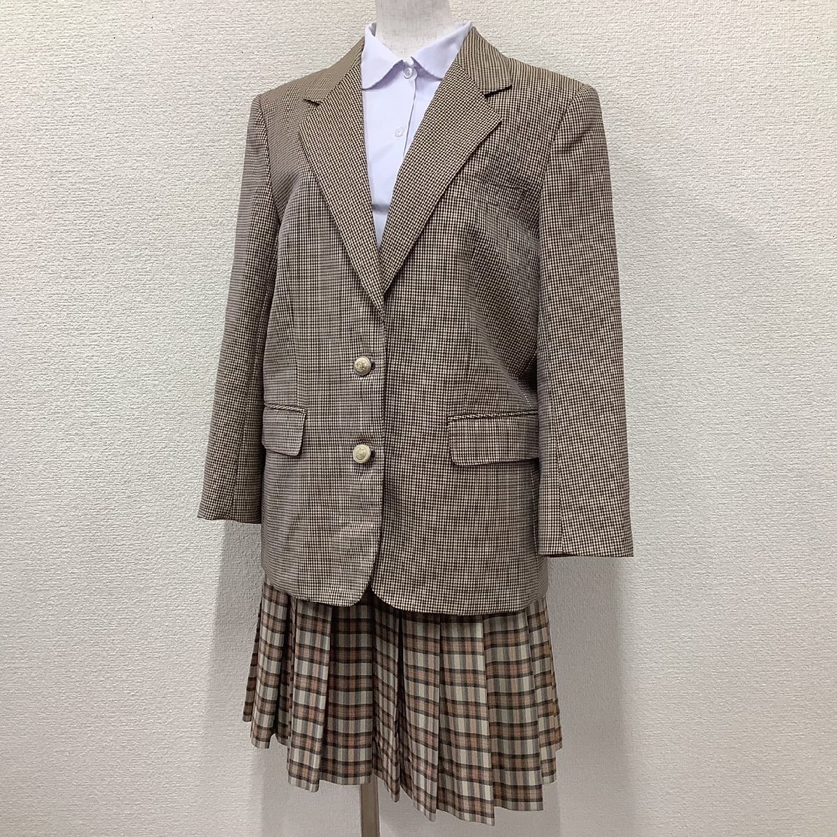 I1346/Y(中古)福島県 福島東高校 女子制服3点 /指定品/ブレザー I1346/Y(中古)福島県 福島東高校 女子制服3点 /指定品/ブレザー