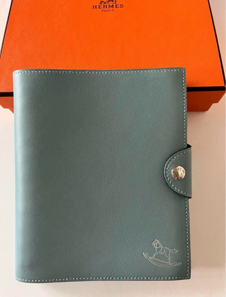 ☆激レア☆本物☆HERMES☆エルメス☆ユリス☆手帳☆ブルー ☆激レア☆本物☆HERMES☆エルメス☆ユリス☆手帳☆ブルー