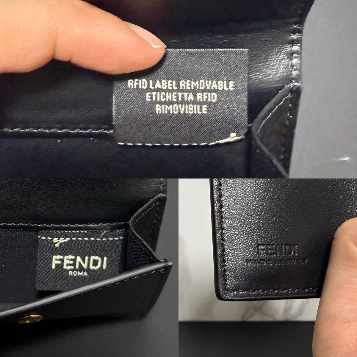 フェンディ FENDI 未使用 8M0395 0AAYZ 三つ折り財布 財布 フェンディ FENDI 未使用 8M0395 0AAYZ 三つ折り財布 財布