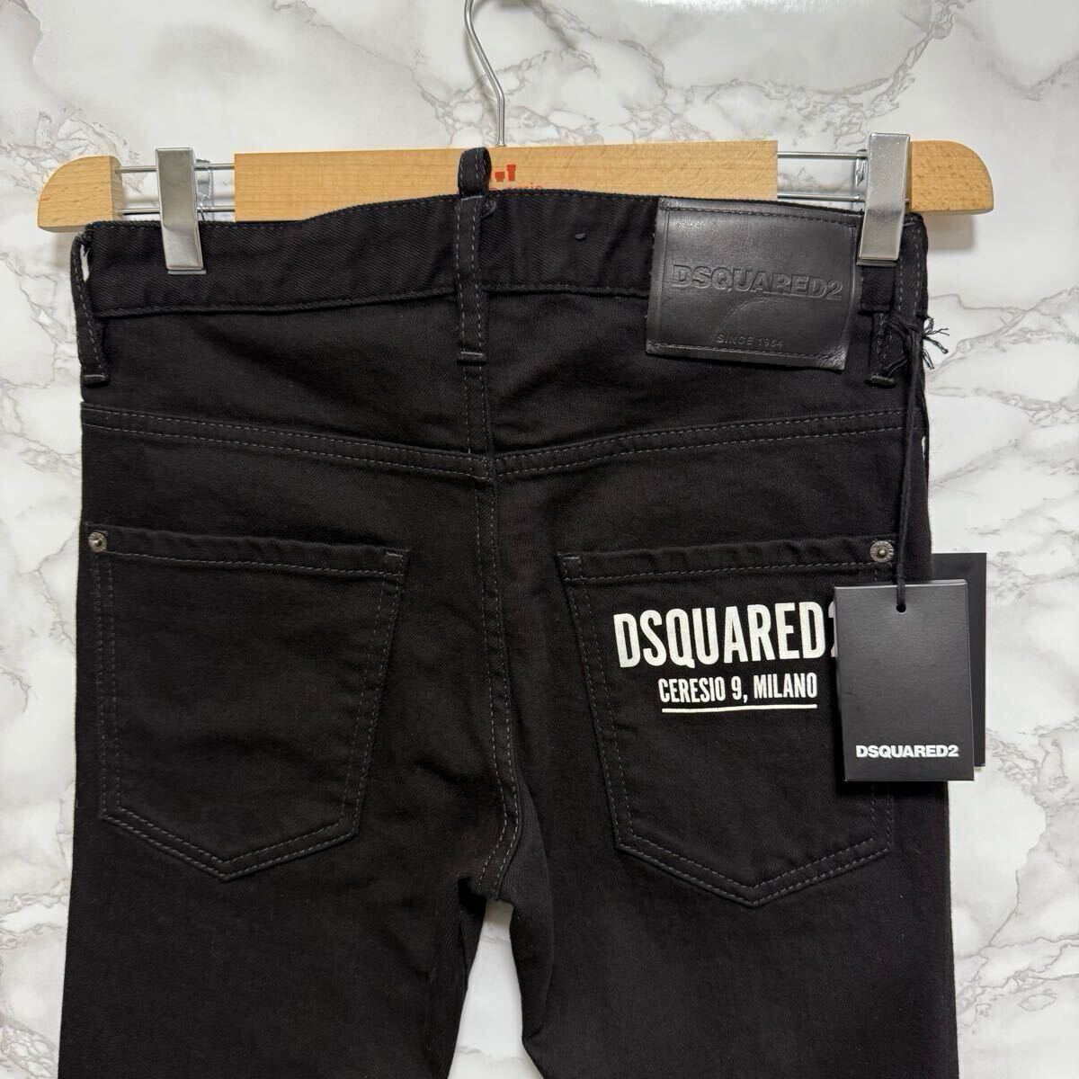ディースクエアード dsquared2 未使用 ブラックデニム s74lb1199 ディースクエアード dsquared2 未使用 ブラックデニム s74lb1199