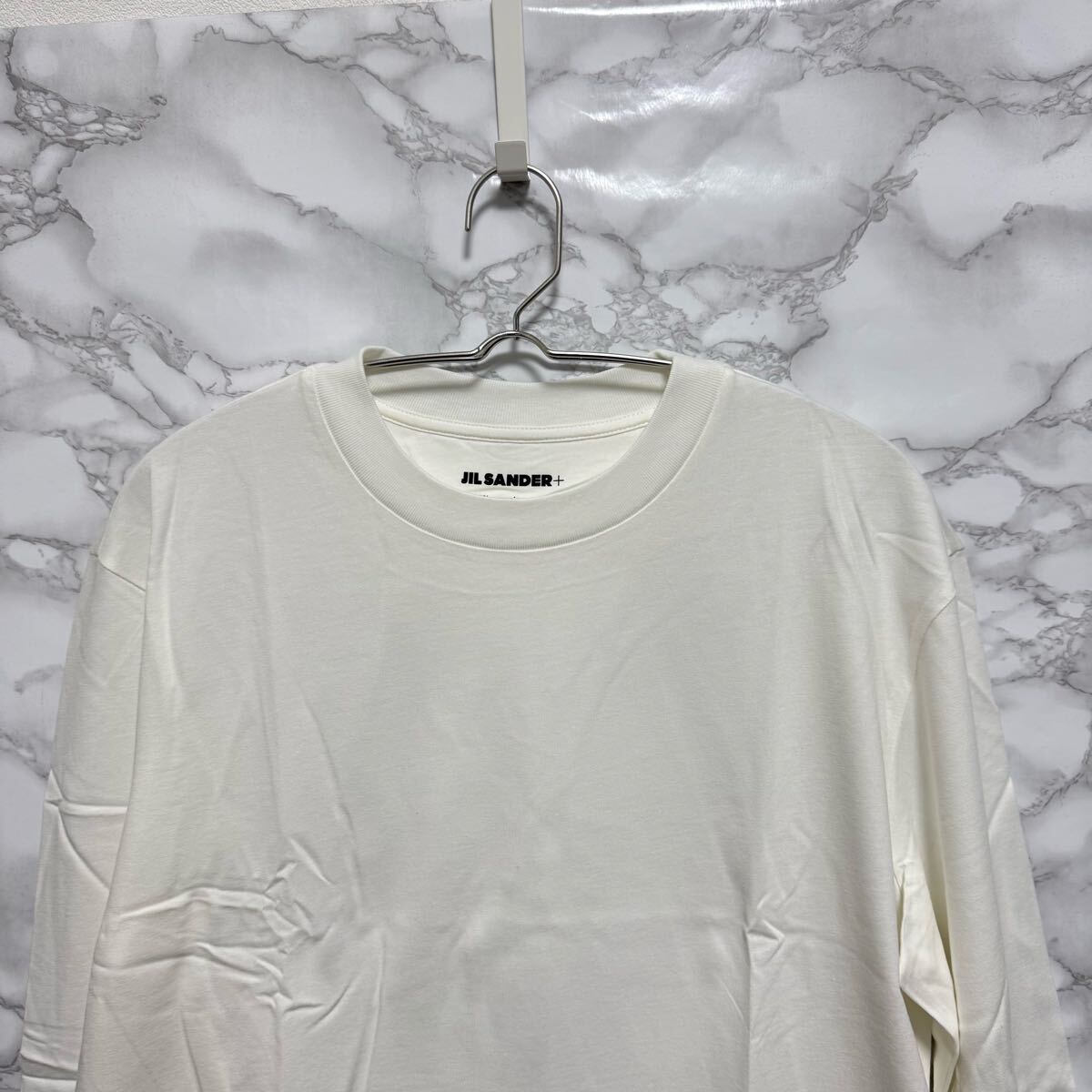 未使用 ジルサンダー jilsander ロングTシャツ ホワイト 白色 XL 未使用 ジルサンダー jilsander ロングTシャツ ホワイト 白色 XL