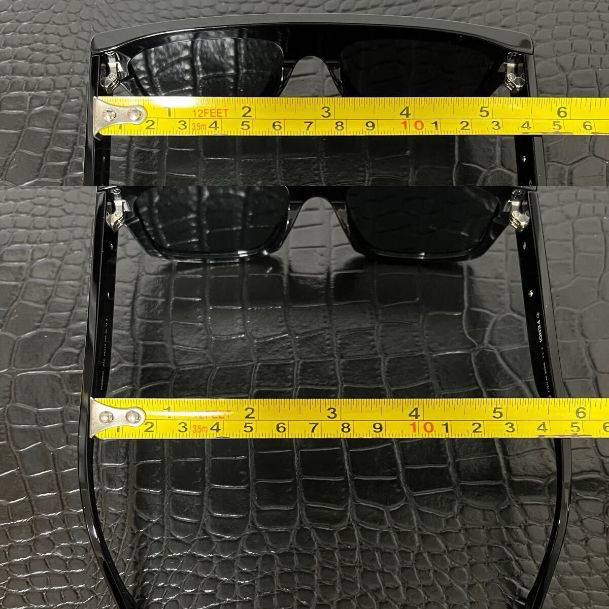 フェンディ FENDI サングラス 太フレーム ビックロゴ ブラック フェンディ FENDI サングラス 太フレーム ビックロゴ ブラック