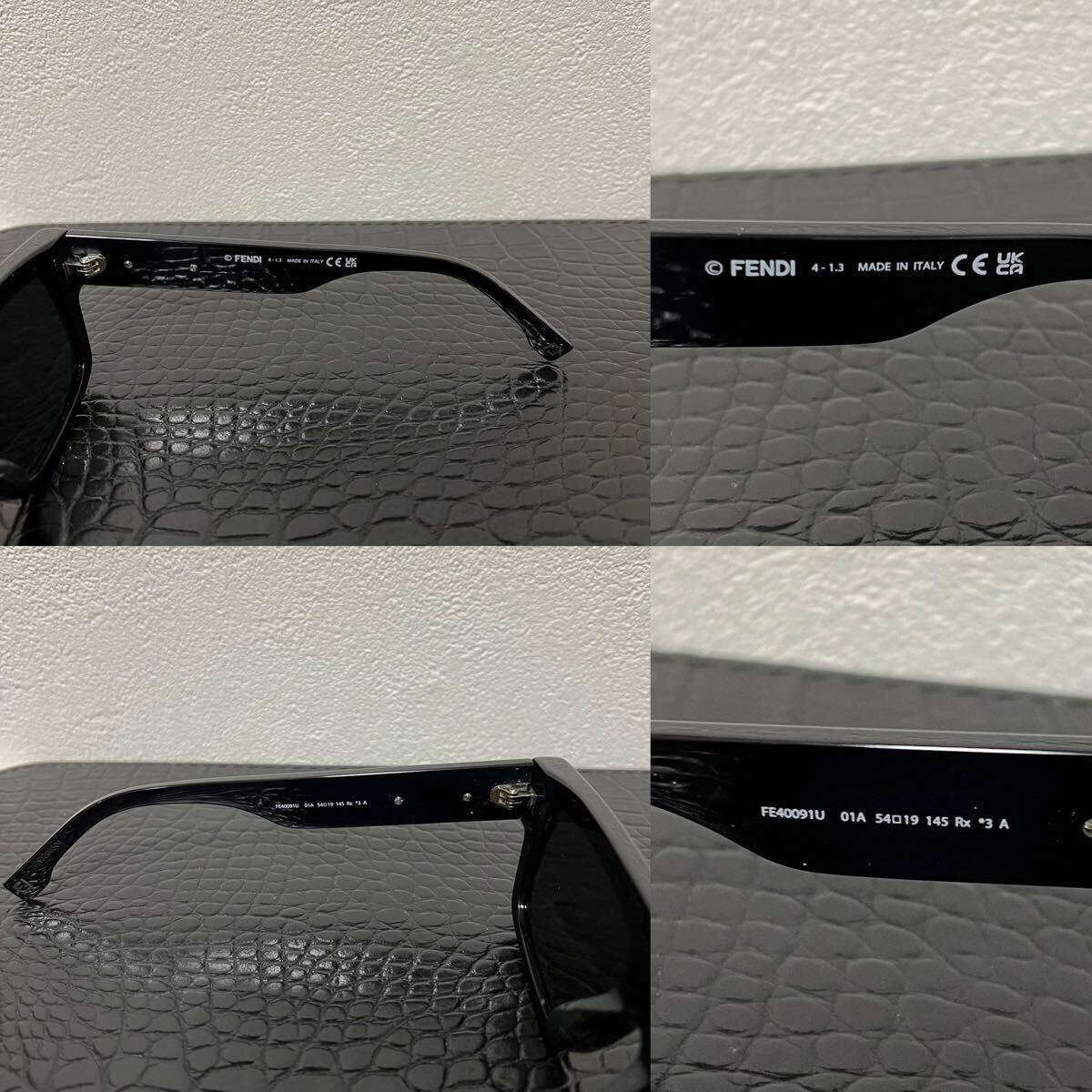 フェンディ FENDI サングラス 太フレーム ビックロゴ ブラック フェンディ FENDI サングラス 太フレーム ビックロゴ ブラック