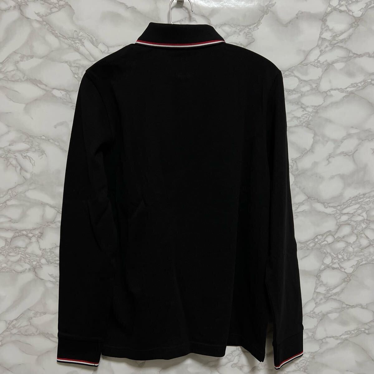 モンクレール Moncler 未使用 長袖ポロシャツ ブラック 黒色 モンクレール Moncler 未使用 長袖ポロシャツ ブラック 黒色