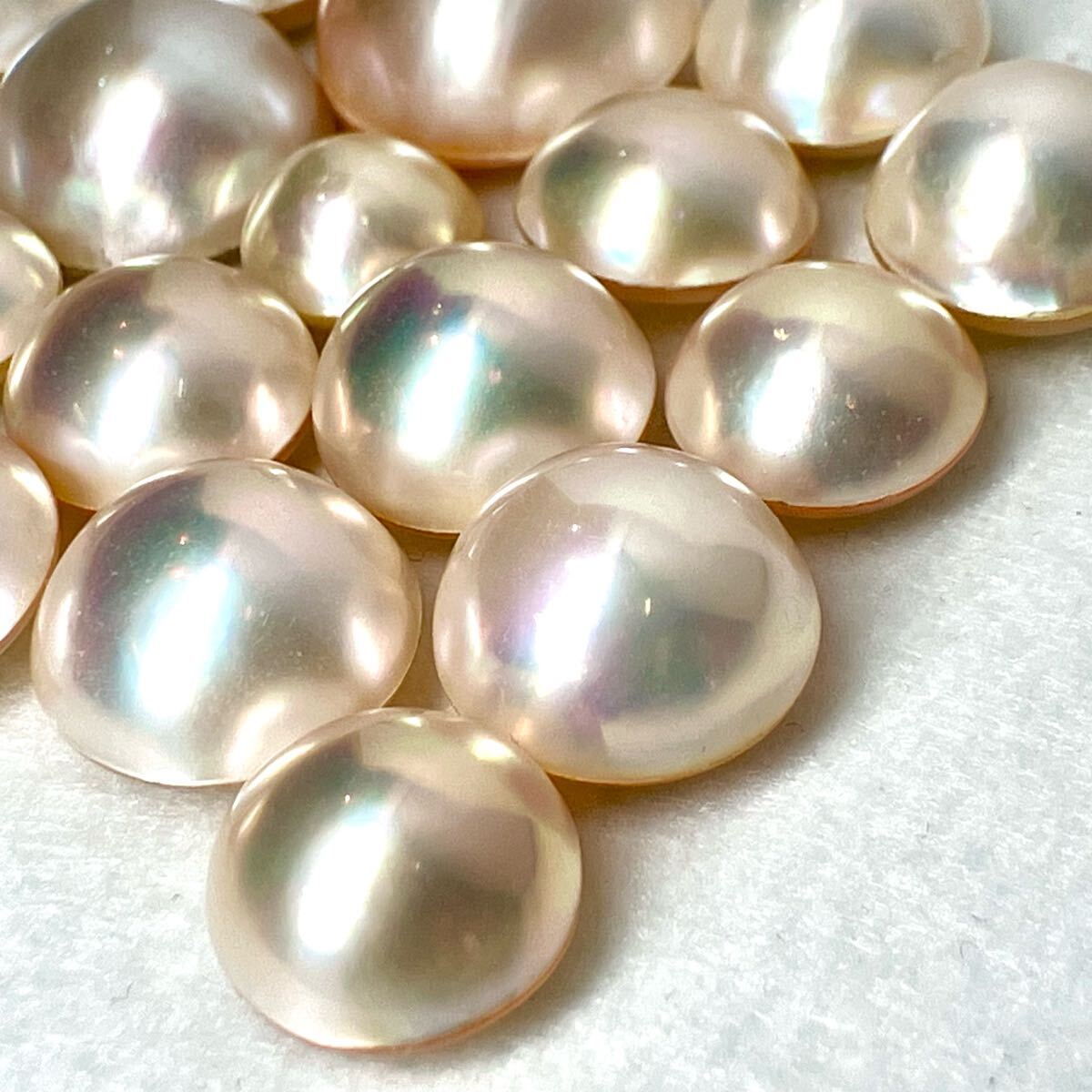 1円〜!!*マベパールおまとめ151.5ct*a 約30.3g ルース 裸石 1円〜!!*マベパールおまとめ151.5ct*a 約30.3g ルース 裸石