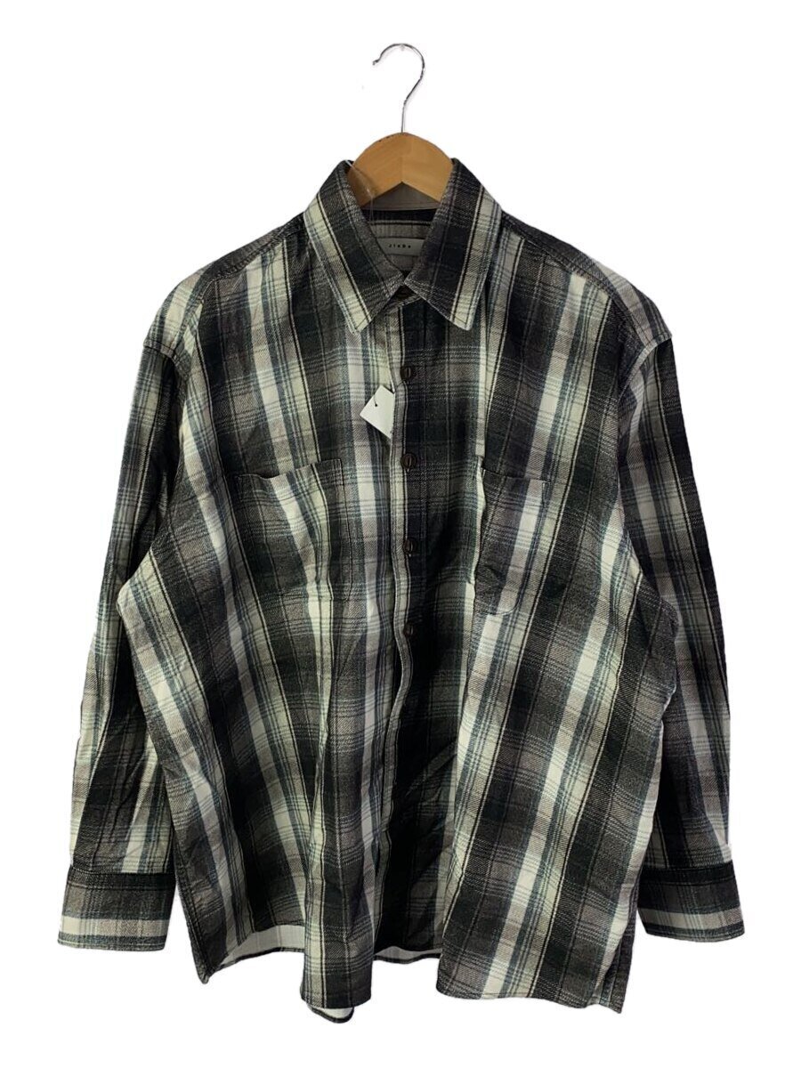 JieDa◆FLANNEL SHIRT/23AWネルシャツ/1/コットン/チェック/jie-23W-SH07