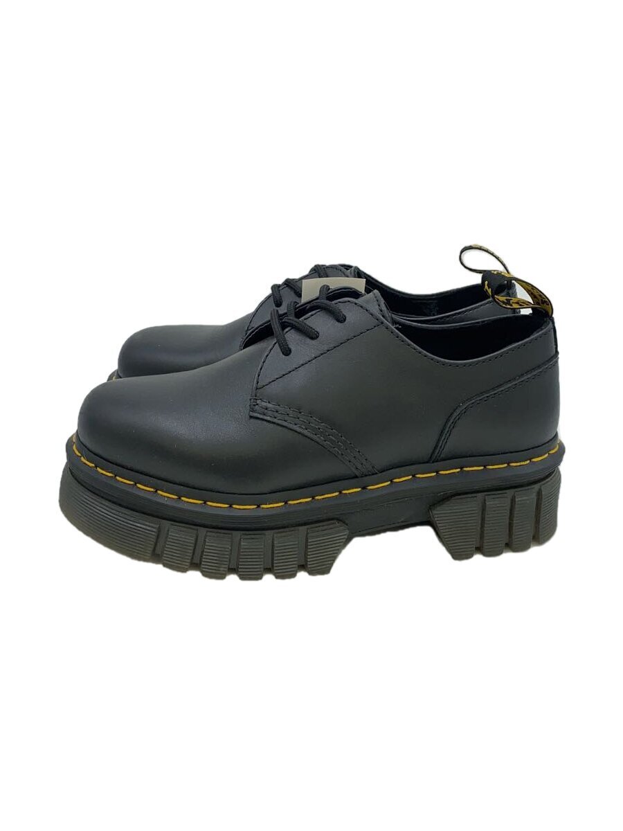 Dr.Martens◆audrick 3-eye shoe/ドレスシューズ/UK6/BLK/レザー