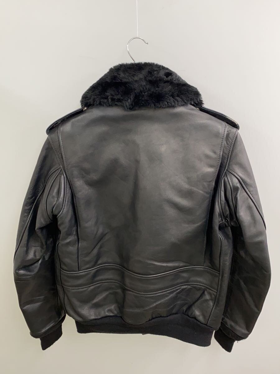 Schott◇レザージャケット・ブルゾン/36/レザー/BLK/184SM Schott◇レザージャケット・ブルゾン/36/レザー/BLK/184SM