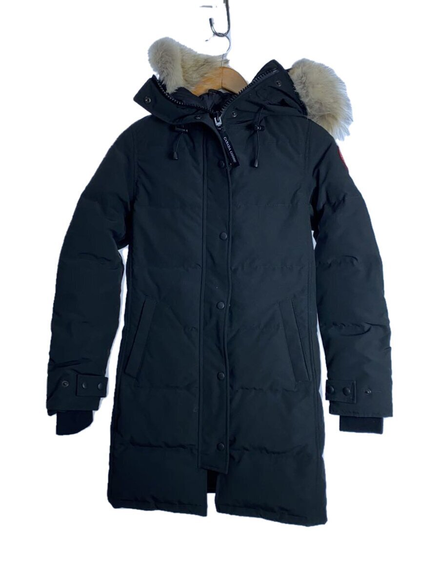 CANADA GOOSE◆ロングダウンジャケット/M/ナイロン/BLK/2302JL