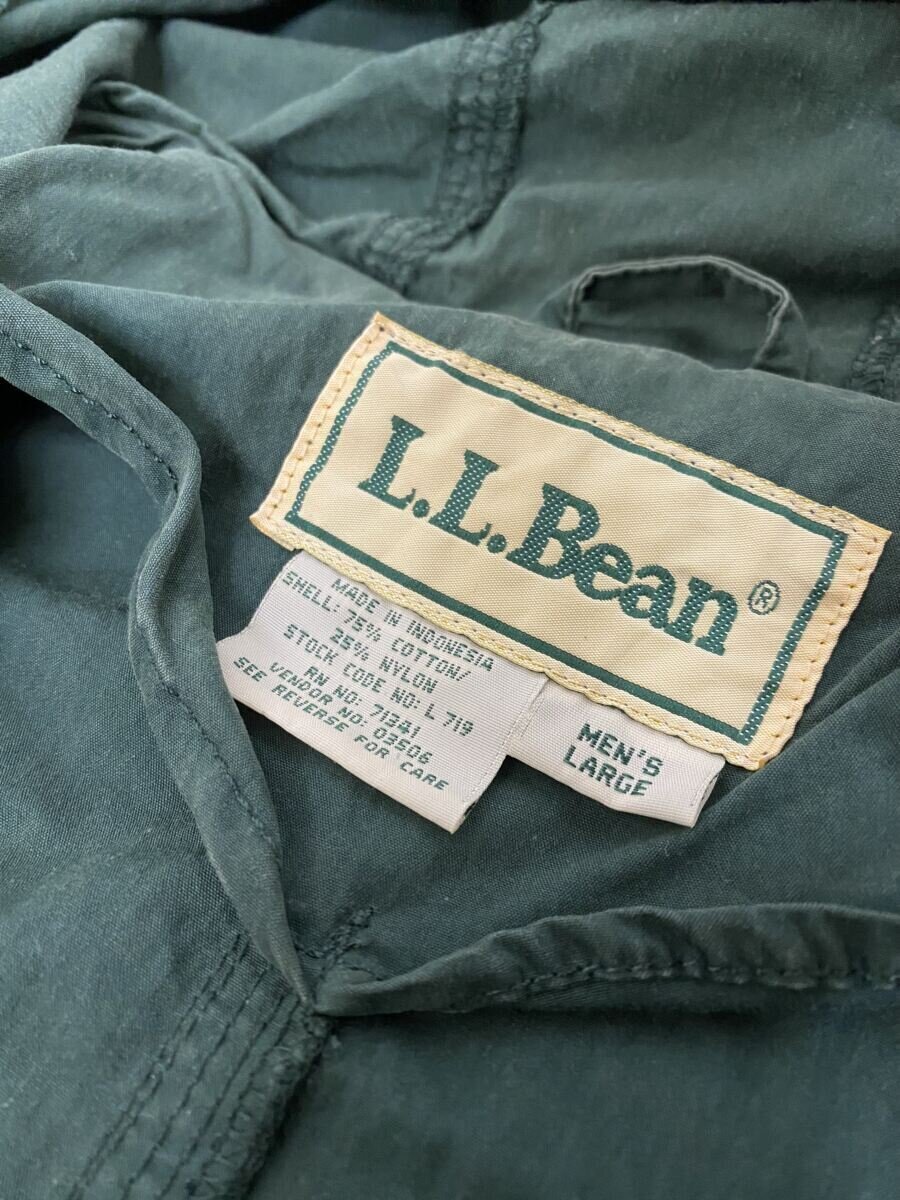 L.L.Bean◆80s～/ジャケット/L/コットン/GRN