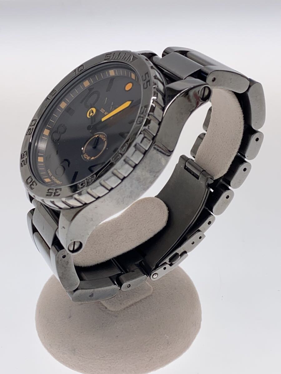 宅配便配送 NIXON◇クォーツ腕時計/アナログ/ステンレス/BLK/BLK/THE 51-30 その他