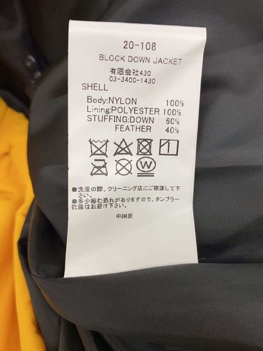 FOURTHIRTY◆ダウンジャケット/1/ナイロン/BRW