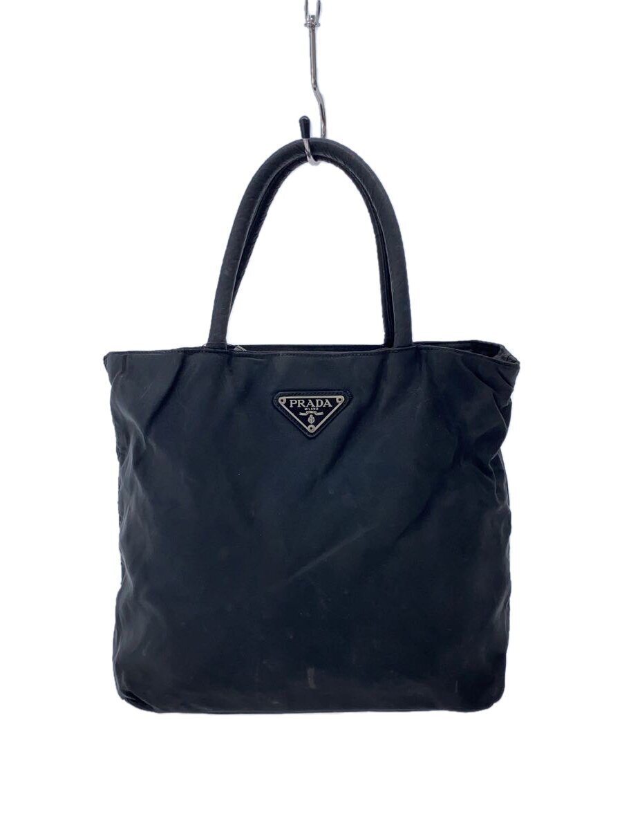 Yahoo!オークション - PRADA ハンドバッグ/ナイロン/ブラック/無地 Yahoo!オークション - PRADA ハンドバッグ/ナイロン/ブラック/無地