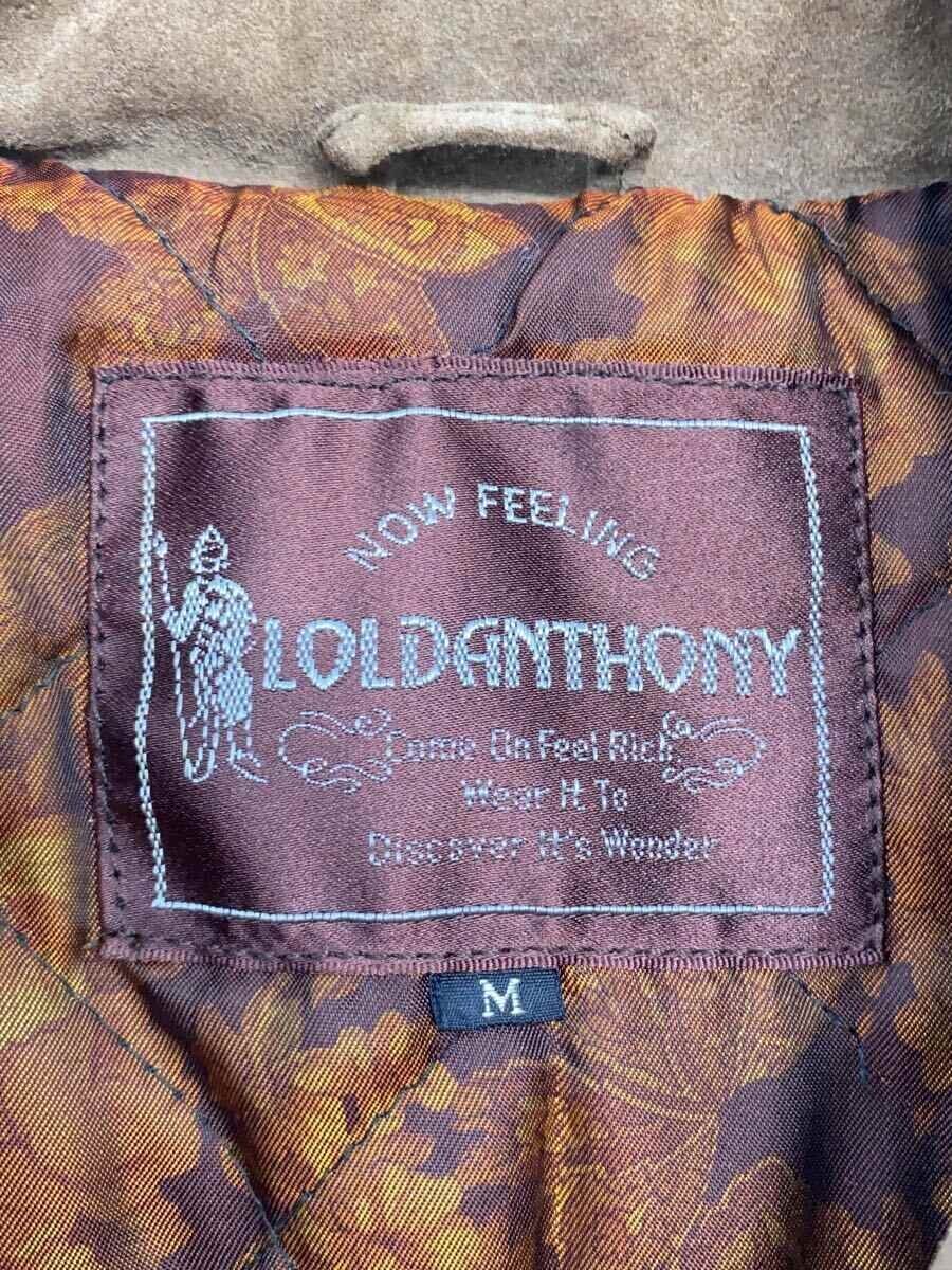 LOLDANTHONY◇LOLDANTHONY/レザージャケット/M/豚革/ブラウン LOLDANTHONY◇LOLDANTHONY/レザージャケット/M/豚革/ブラウン