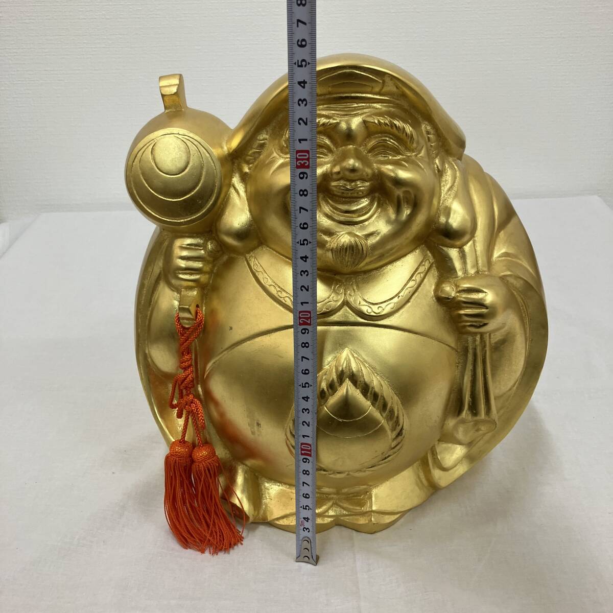 10731 銅製 七福神 大黒天 大黒様 峰一 金属工芸 縁起物 置物 約 10731 銅製 七福神 大黒天 大黒様 峰一 金属工芸 縁起物 置物 約