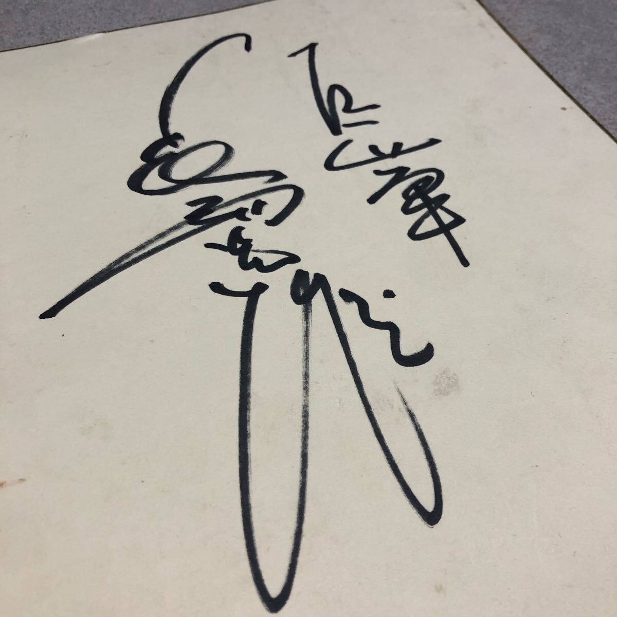 V19 長嶋茂雄 直筆 サイン 色紙 読売 巨人軍 読売ジャイアンツ