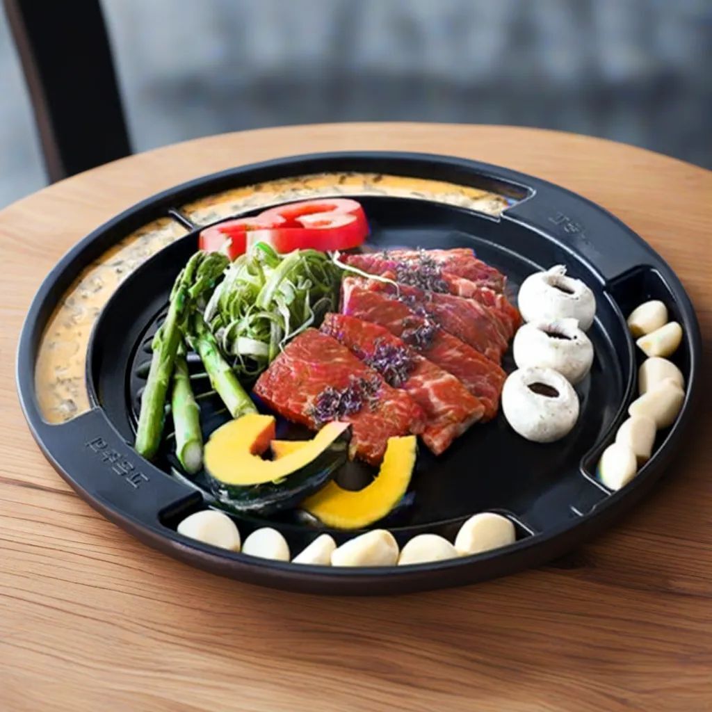 機能性重視 焼肉プレート 鉄板焼き 直火式 グリルパン 焦げ付き 機能性重視 焼肉プレート 鉄板焼き 直火式 グリルパン 焦げ付き