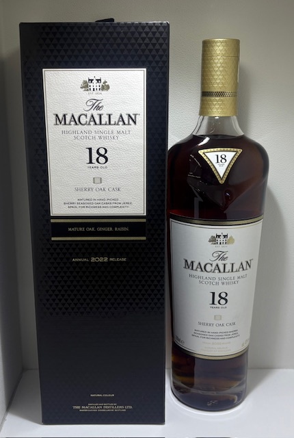 23464】未開栓 The MACALLAN ザ・マッカラン 18年 2022 シェリー 23464】未開栓 The MACALLAN ザ・マッカラン 18年 2022 シェリー
