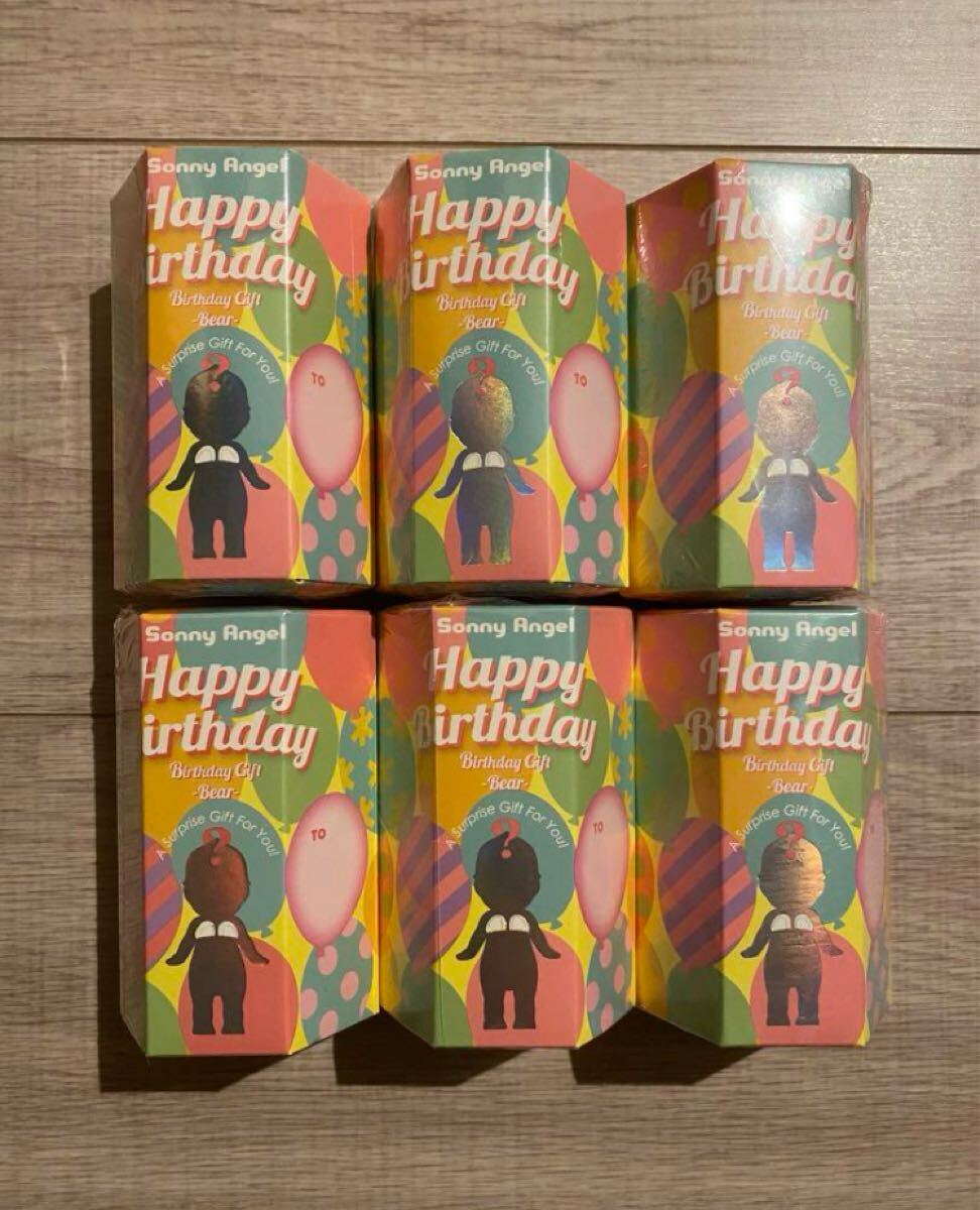 新品 ソニーエンジェル バースデーギフトベア birthday 6個 新品 ソニーエンジェル バースデーギフトベア birthday 6個