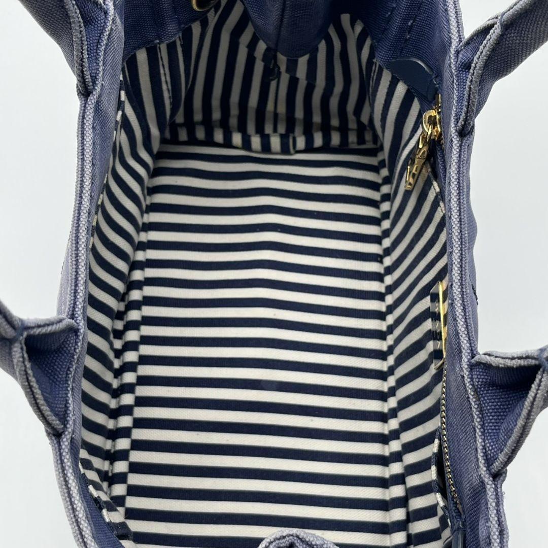 極美品】プラダ PRADA ミニカナパデニム トートバッグ 極美品】プラダ PRADA ミニカナパデニム トートバッグ