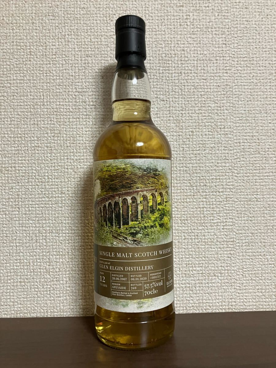 グレンエルギン 2007 12年 ウイスキートレイル　スコティッシュレイル 57.5%