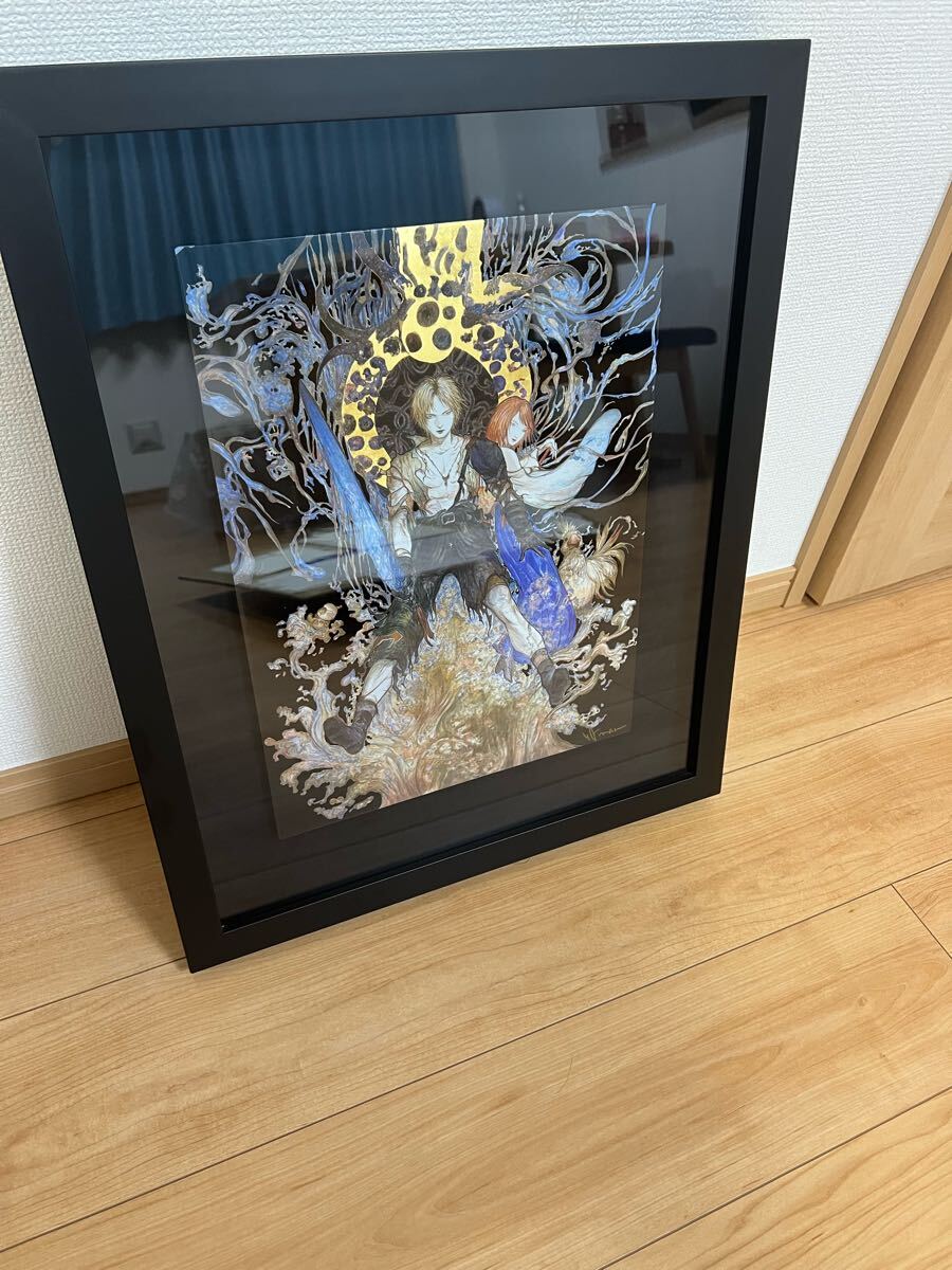 天野喜孝 FF10 FFX ファイナルファンタジー 絵画 額縁 版画 絵画 天野喜孝 FF10 FFX ファイナルファンタジー 絵画 額縁 版画 絵画