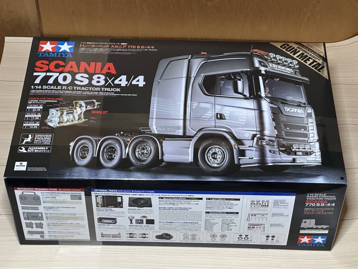 タミヤ RC 1/14 トレーラーヘッド スカニア 770S 8×4/4 タミヤ RC 1/14 トレーラーヘッド スカニア 770S 8×4/4