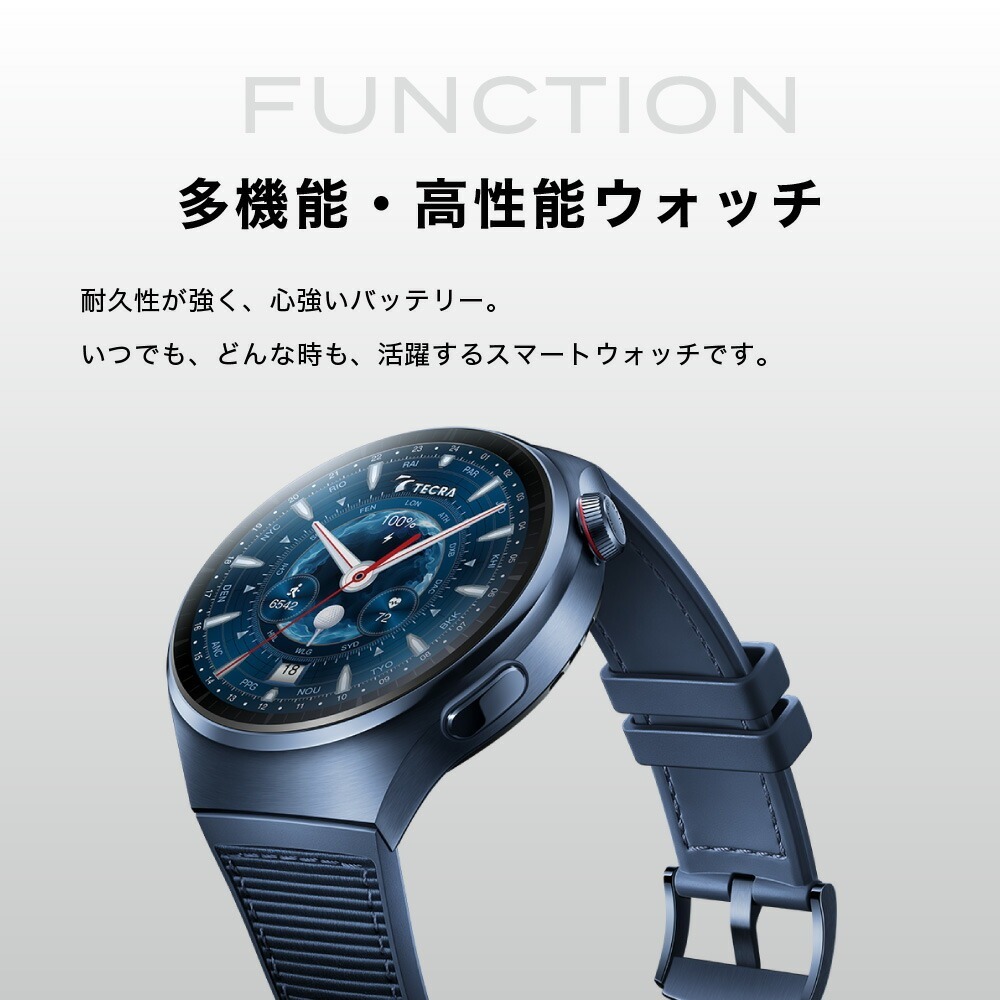 TECRA テクラ HUAWEI WATCH4 Pro TECRA ファーウェイ ゴルフ GPS