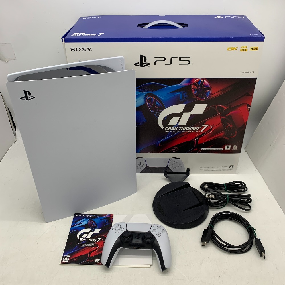 04wy8995〓【1円~】PlayStation 5本体 グランツーリスモ7同梱版 04wy8995〓【1円~】PlayStation 5本体 グランツーリスモ7同梱版